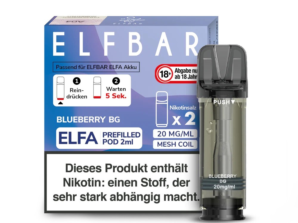 ELFBAR ELFA Preffiled Pod Blueberry 20mg